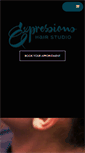 Mobile Screenshot of expressionshairstudionj.com